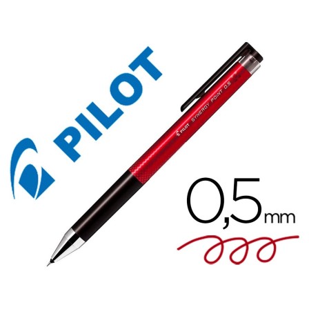 BOLIGRAFO PILOT SYNERGY POINT RETRACTIL SUJECION DE CAUCHO TINTA GE...