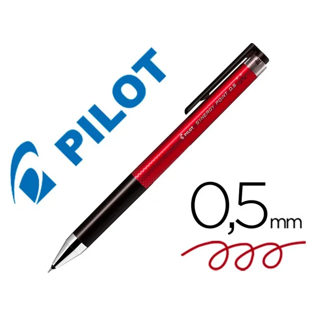 BOLIGRAFO PILOT SYNERGY POINT RETRACTIL SUJECION DE CAUCHO TINTA GE...