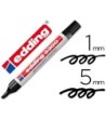 ROTULADOR EDDING MARCADOR 3300 N.1 NEGRO - PUNTA BISELADA