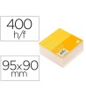 TACO LIDERPAPEL SIN ENCOLAR 95 X 90 X 40MM BLANCO