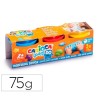 PASTA DE MODELAR CARIOCA BABY DOUGH BOTE 75 G SET DE 3 COLORES SURT...