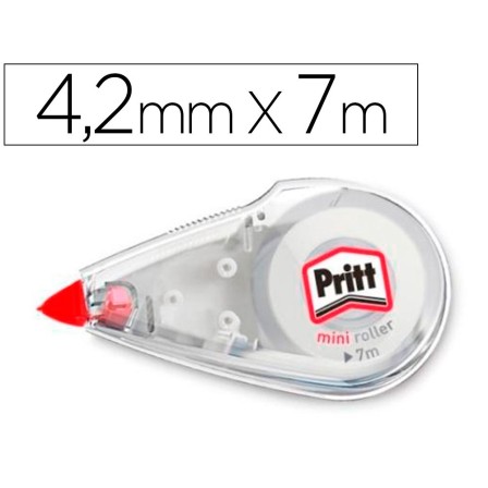 CORRECTOR PRITT ROLLER MINI 4.2 MM X 7 MT