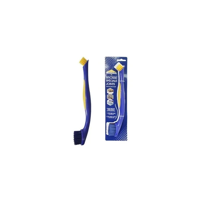 CEPILLO ROZENBAL DOBLE FIBRA DURA SUAVE PARA LIMPIEZA JUNTAS Y RINC...