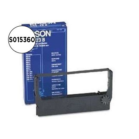 CINTA IMPRESORA EPSON ERC-23B NEGRA M-250 250A 255 255A 260 260A 26...