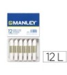 LAPICES CERA MANLEY UNICOLOR BLANCO -CAJA DE 12 N.1