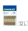 LAPICES CERA MANLEY UNICOLOR TIERRA SOMBRA TOSTADO Nº 68 CAJA DE 12