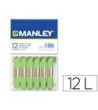LAPICES CERA MANLEY UNICOLOR VERDE AMARILLENTO -CAJA DE 12 N.22