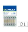 LAPICES CERA MANLEY UNICOLOR GRIS Nº 72 CAJA DE 12