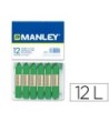 LAPICES CERA MANLEY UNICOLOR VERDE PRIMAVERA Nº 25 CAJA DE 12