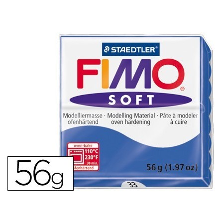 PASTA STAEDTLER FIMO SOFT 56 GR COLOR AZUL BRILLANTE
