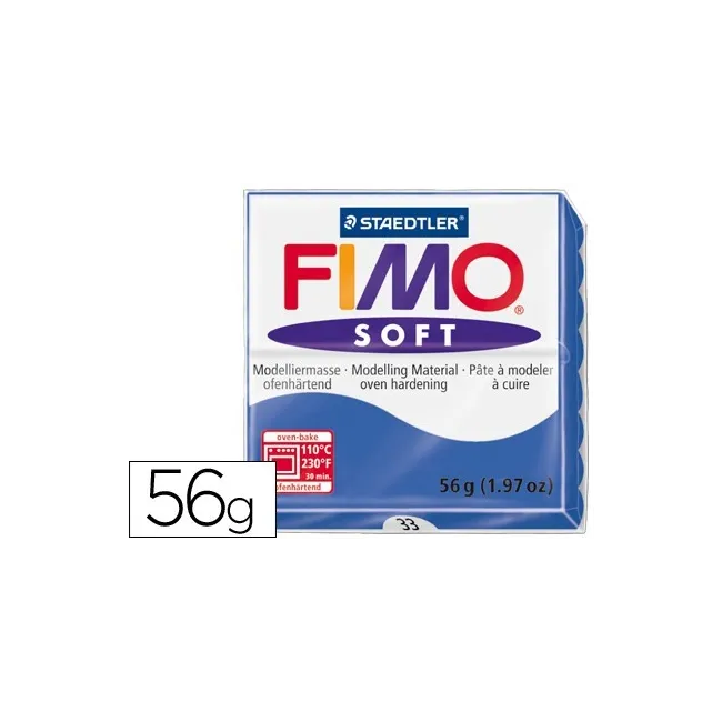 PASTA STAEDTLER FIMO SOFT 56 GR COLOR AZUL BRILLANTE