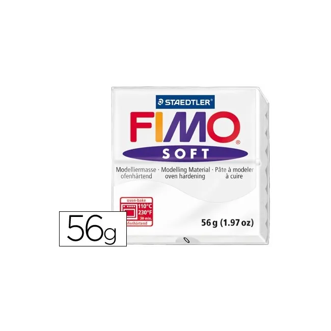 PASTA STAEDTLER FIMO SOFT 56 GR COLOR BLANCO