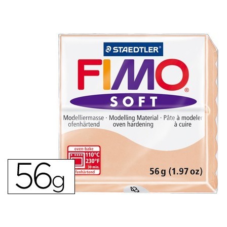 PASTA STAEDTLER FIMO SOFT 56 GR COLOR CARNE