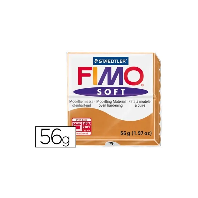 PASTA STAEDTLER FIMO SOFT 56 GR COLOR COGÑAC