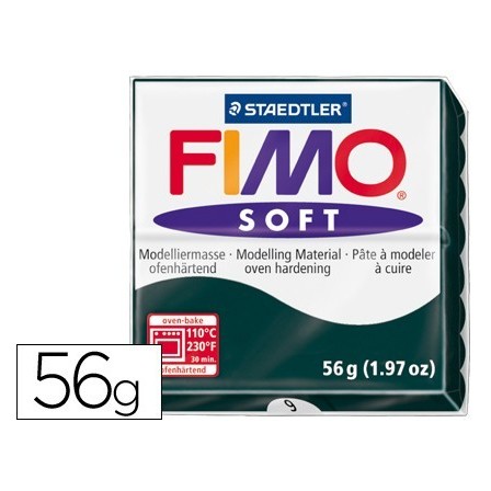 PASTA STAEDTLER FIMO SOFT 56 GR COLOR NEGRO