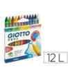 LAPICES CERA GIOTTO CAJA DE 12 COLORES