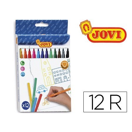 ROTULADOR JOVI CAJA 12 COLORES