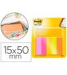 BLOC DE NOTAS ADHESIVAS QUITA Y PON POST-IT MININOTAS ENERGETIC COL...