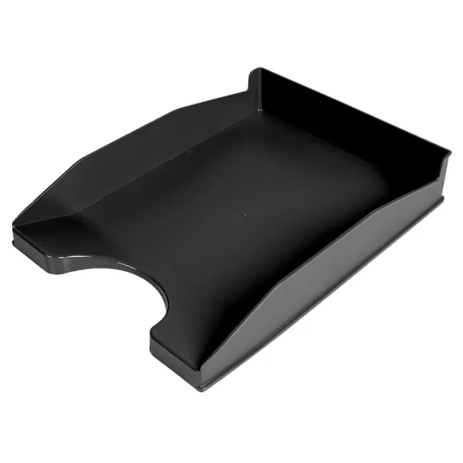 BANDEJA SOBREMESA PLASTICO Q-CONNECT NEGRO OPACO