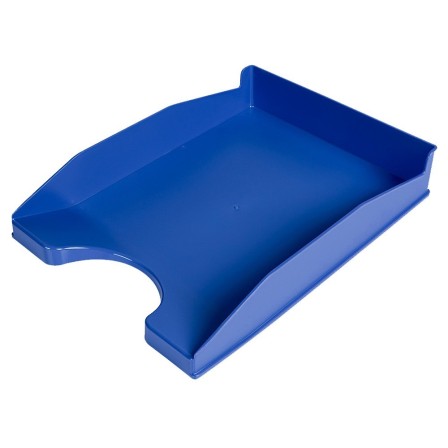BANDEJA SOBREMESA PLASTICO Q-CONNECT AZUL OPACO