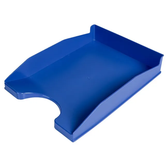 BANDEJA SOBREMESA PLASTICO Q-CONNECT AZUL OPACO