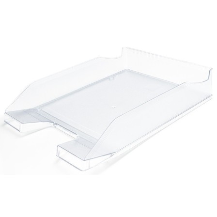 BANDEJA SOBREMESA PLASTICO Q-CONNECT TRANSPARENTE