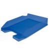 BANDEJA SOBREMESA PLASTICO Q-CONNECT AZUL TRANSPARENTE