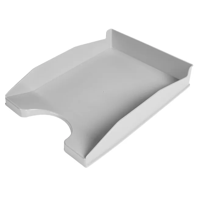 BANDEJA SOBREMESA PLASTICO Q-CONNECT GRIS OPACO