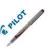 PLUMA PILOT V PEN SILVER DESECHABLE ROJO SVP-4WR
