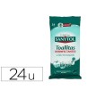 TOALLITA DESINFECTANTE SANYTOL BIODEGRADABLE PAQUETE DE 30 UNIDADES