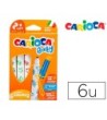 ROTULADOR CARIOCA BABY 2 AÑOS CAJA 6 COLORES SURTIDOS
