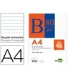 BLOC NOTAS LIDERPAPEL HORIZONTAL A4 80 HOJAS 60G/M2 ENCOLADO