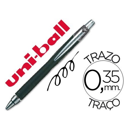 BOLIGRAFO UNI-BALL JETSTRAM SXN-210 RETRACTIL COLOR NEGRO