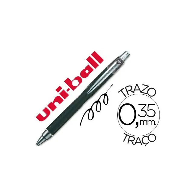 BOLIGRAFO UNI-BALL JETSTRAM SXN-210 RETRACTIL COLOR NEGRO