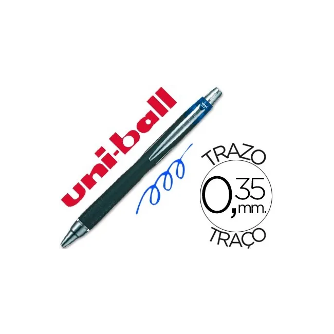 BOLIGRAFO UNI-BALL JETSTRAM SXN-210 RETRACTIL COLOR AZUL
