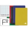 CUADERNO ESPIRAL LIDERPAPEL FOLIO TAPA DURA 80H 60 GR CUADRO 4MM CO...