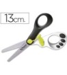 TIJERA ESCOLAR MAPED MAGIC UP KOOPY 13CM- CON RESORTE PARA FACILITA...
