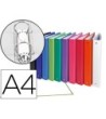 CARPETA DE 2 ANILLAS 30MM REDONDAS EXACOMPTA A4 CARTON FORRADO COLO...