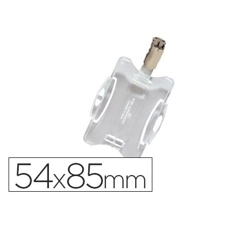 IDENTIFICADOR CON PINZA GIRATORIA DURABLE USO VERTICAL/HORIZONTAL 5...