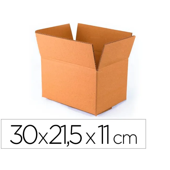 CAJA PARA EMBALAR Q-CONNECT FONDO AUTOMATICO MEDIDAS 300X215X110 MM...