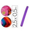 PAPEL CRESPON LIDERPAPEL ROLLO DE 50 CM X 2,5 M 85G/M2 MORADO