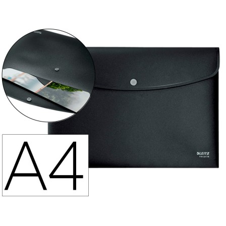 CARPETA LEITZ RECYCLE PORTADOCUMENTOS BROCHE DIN A4 POLIPROPILENO N...