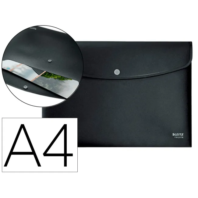 CARPETA LEITZ RECYCLE PORTADOCUMENTOS BROCHE DIN A4 POLIPROPILENO N...