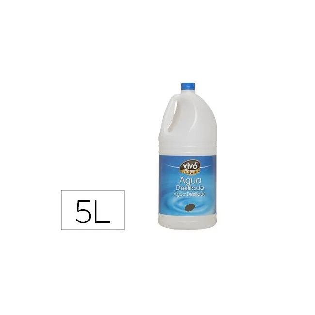 AGUA DESTILADA VIVOCHEF GARRAFA 5L