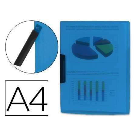 CARPETA LIDERPAPEL DOSSIER PINZA LATERAL 35482 POLIPROPILENO DIN A4...