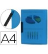 CARPETA LIDERPAPEL DOSSIER PINZA LATERAL 35482 POLIPROPILENO DIN A4...