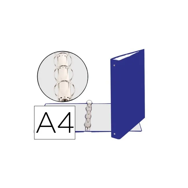 CARPETA DE 4 ANILLAS 30MM REDONDAS EXACOMPTA DIN A4 CARTON FORRADO ...