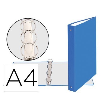 CARPETA DE 4 ANILLAS 30MM REDONDAS EXACOMPTA DIN A4 CARTON FORRADO ...