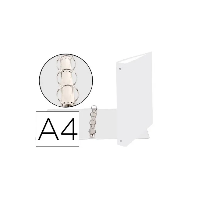 CARPETA DE 4 ANILLAS 30MM REDONDAS EXACOMPTA DIN A4 CARTON FORRADO ...