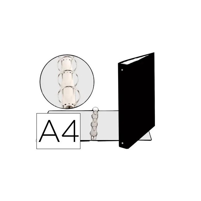 CARPETA DE 4 ANILLAS 30MM REDONDAS EXACOMPTA DIN A4 CARTON FORRADO ...